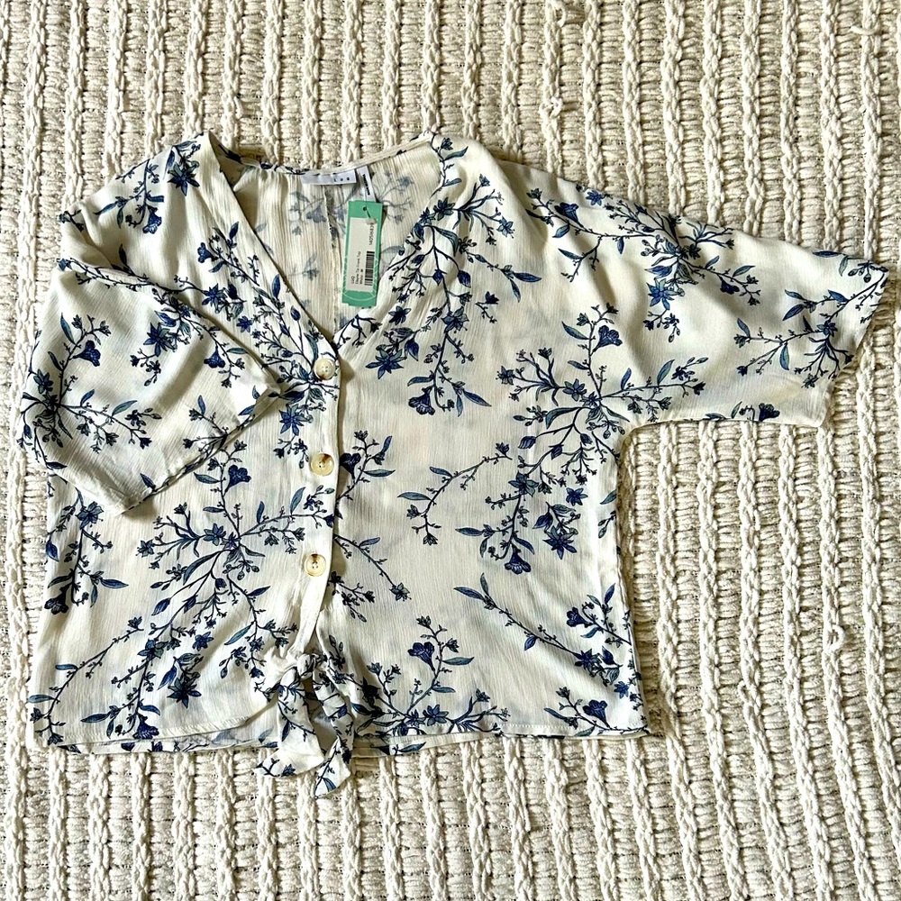 NWT Floral Blouse